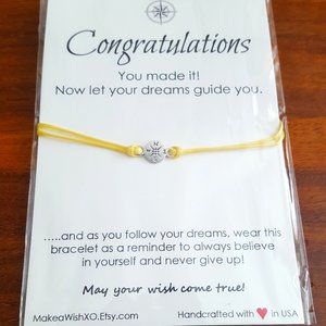 Graduation Congratulations Friendship Bracelet